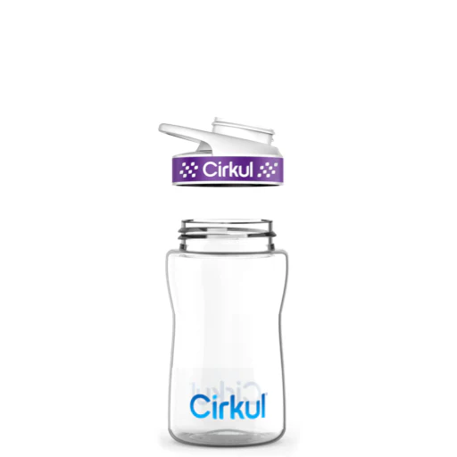 12oz. Plastic Bottle & Comfort Grip Lid - Image 9
