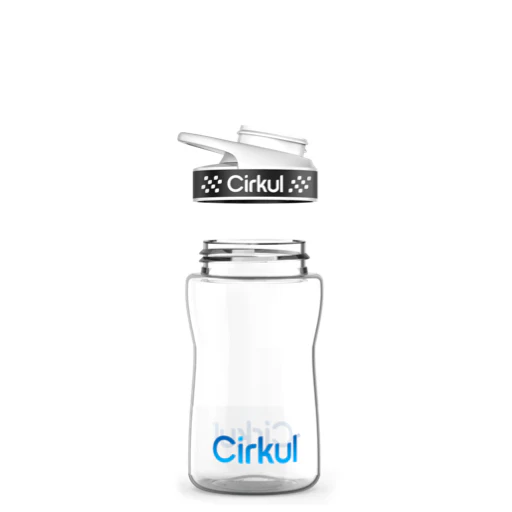 12oz. Plastic Bottle & Comfort Grip Lid - Image 2