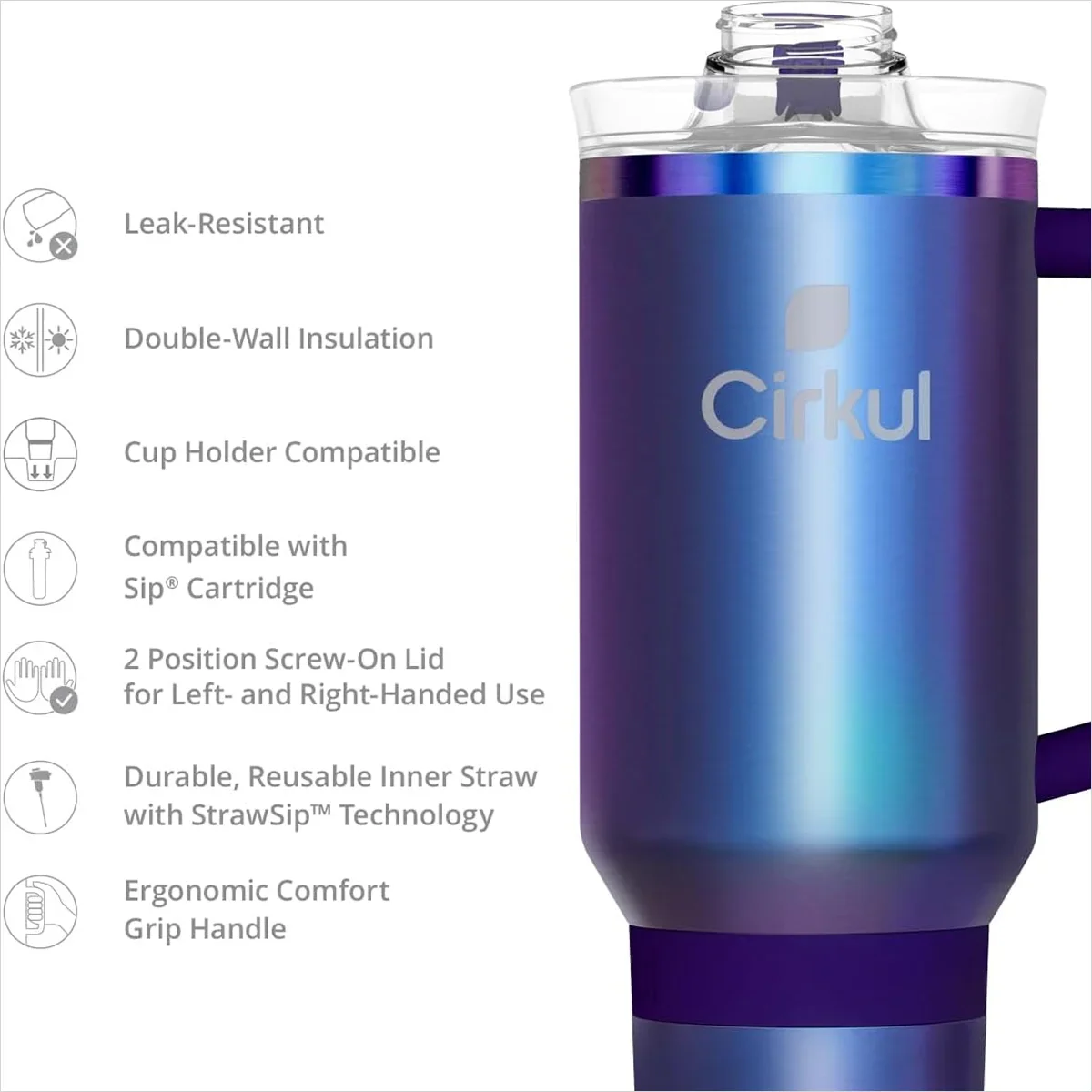 40oz. Chameleon All-Day StrawSip™ Tumbler - Image 3