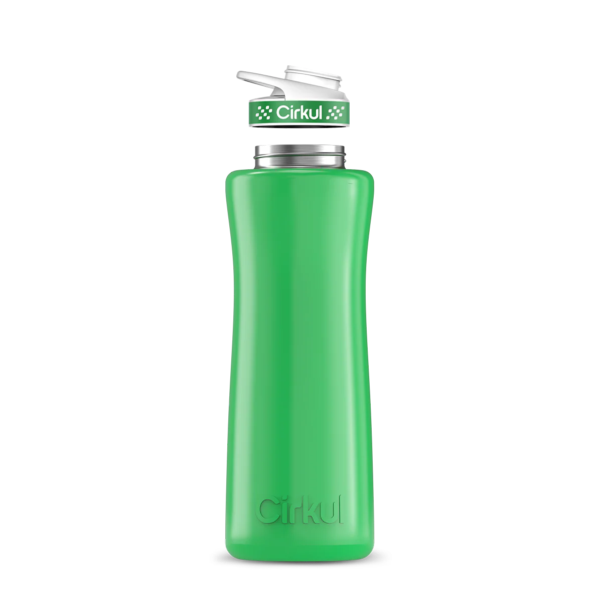 42oz. Stainless Steel Bottle & Comfort Grip Lid - Image 2