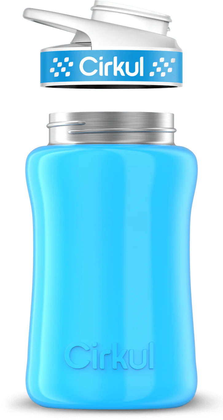 Add-on: 12oz. Stainless Steel Bottle & Comfort Grip Lid - Image 2