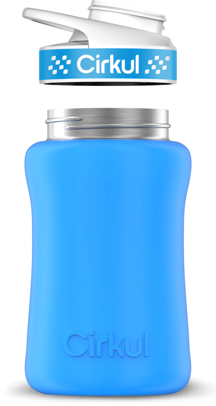 Add-on: 12oz. Stainless Steel Bottle & Comfort Grip Lid - Image 6