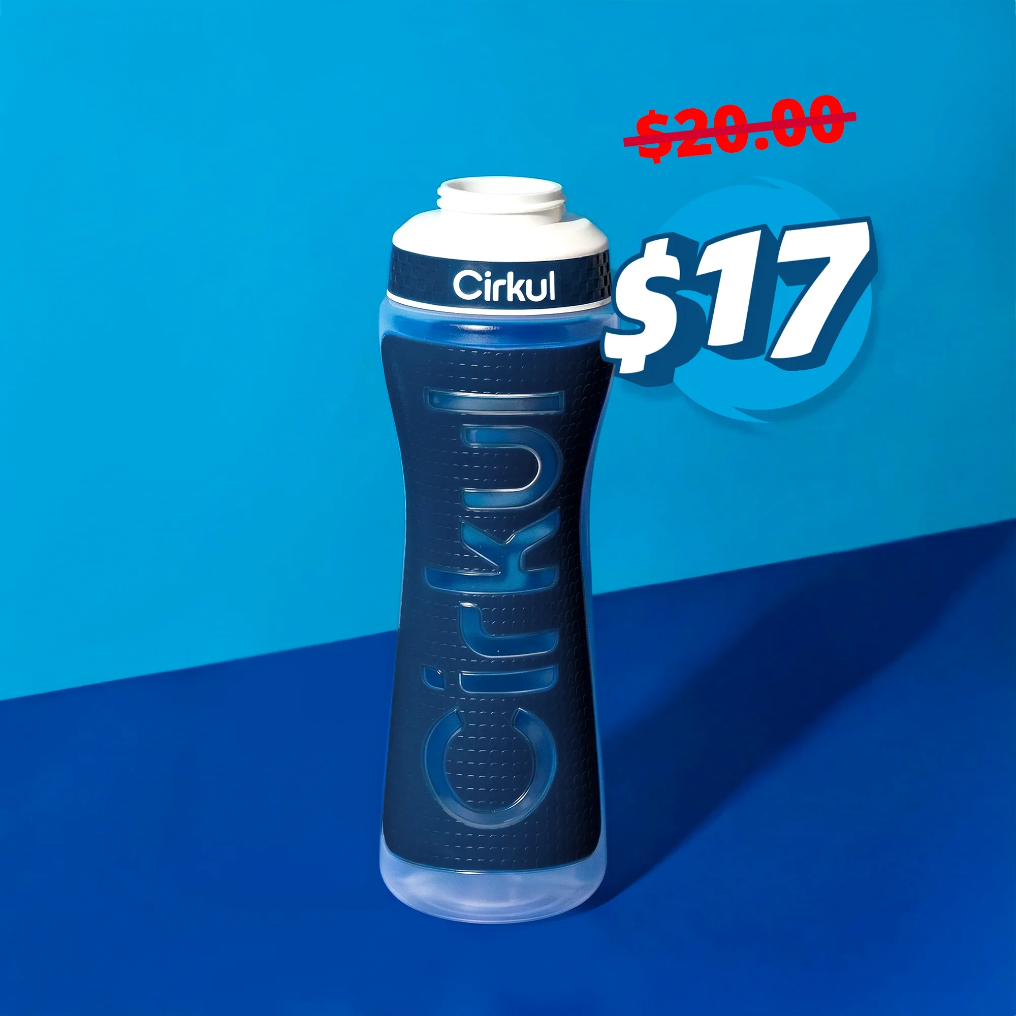 22oz. Grip Squeeze Plastic Bottle & Sport Lid - Image 10