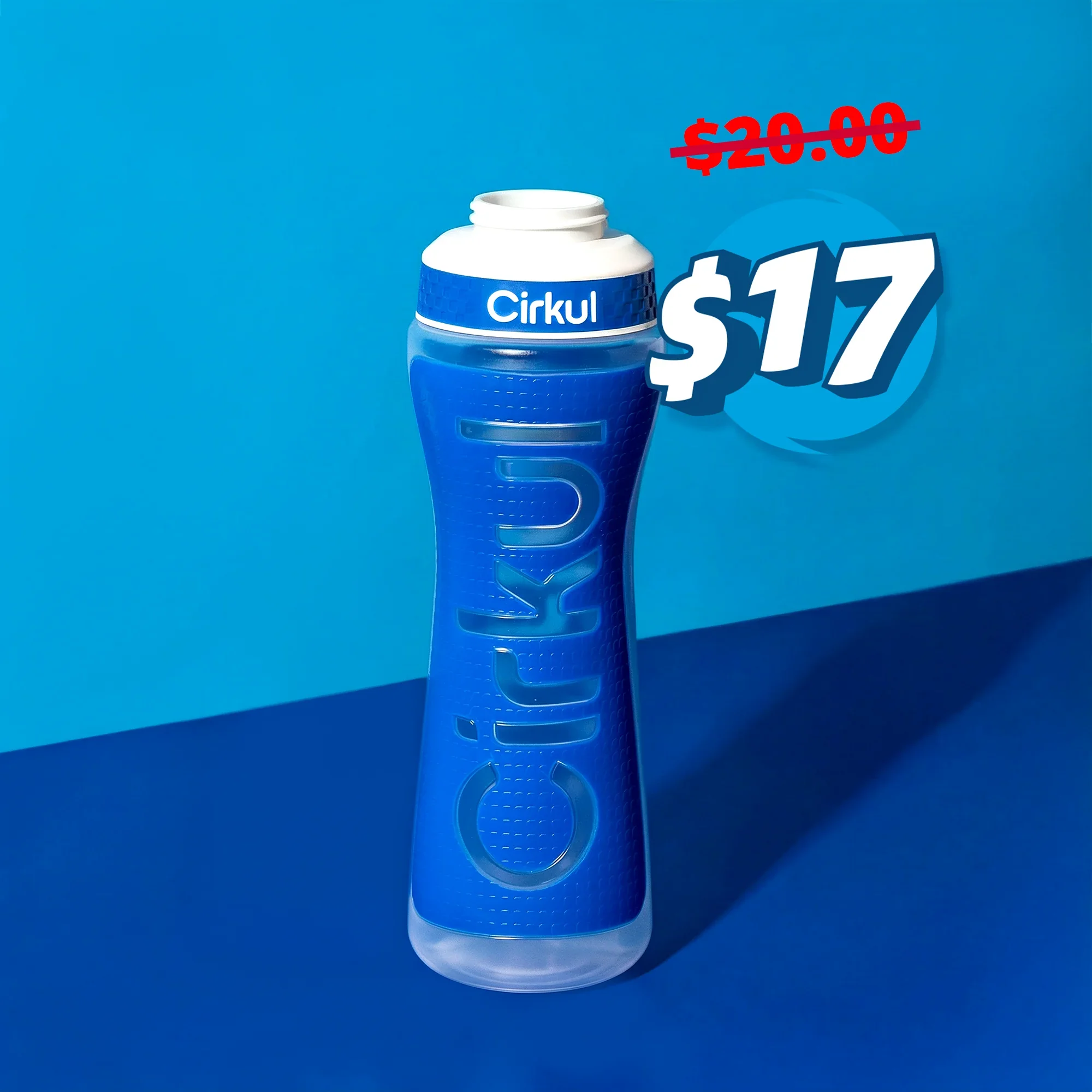 22oz. Grip Squeeze Plastic Bottle & Sport Lid - Image 7