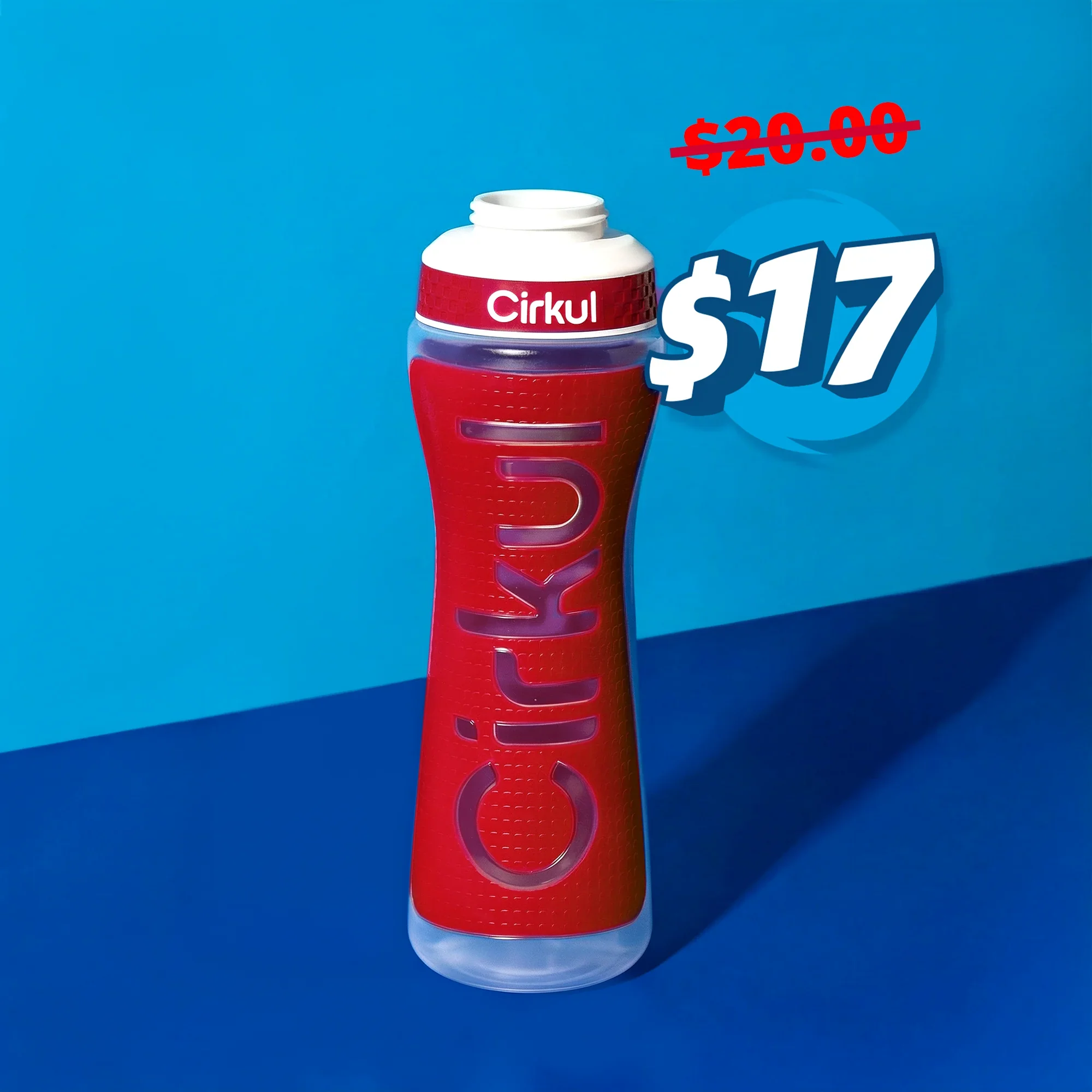 22oz. Grip Squeeze Plastic Bottle & Sport Lid - Image 9