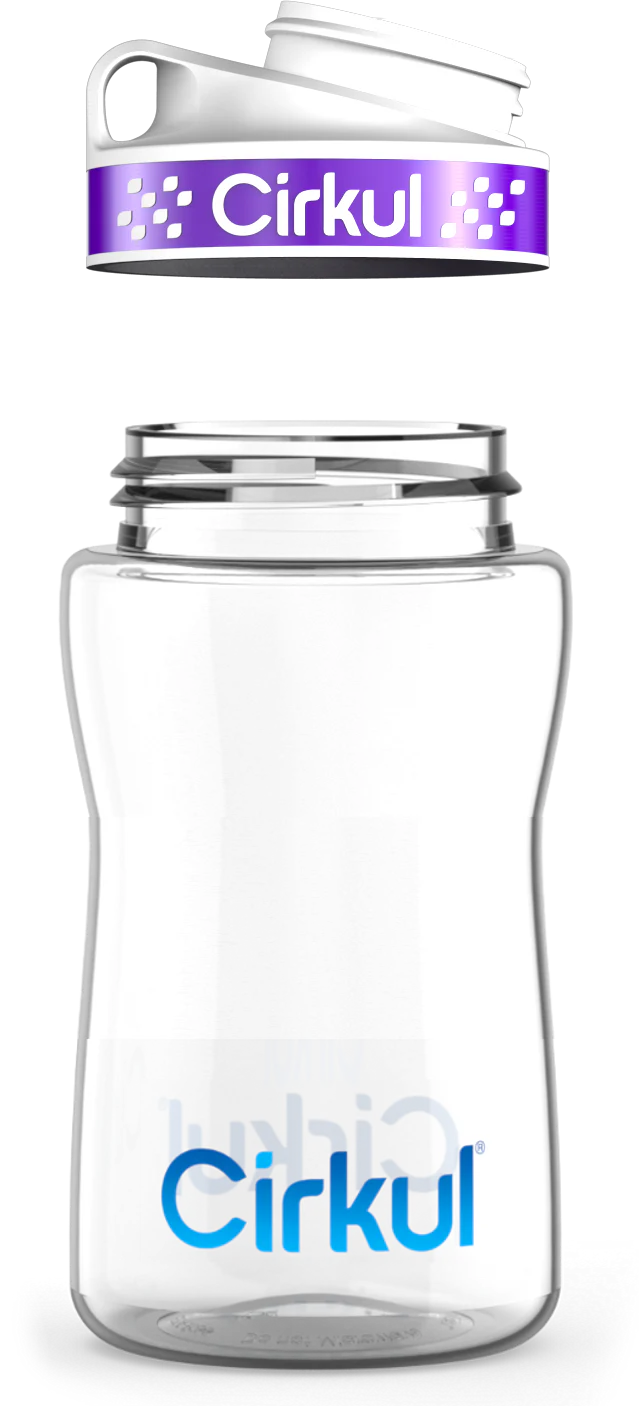 Custom 12oz. Plastic Bottle & Comfort Grip Lid - Image 10