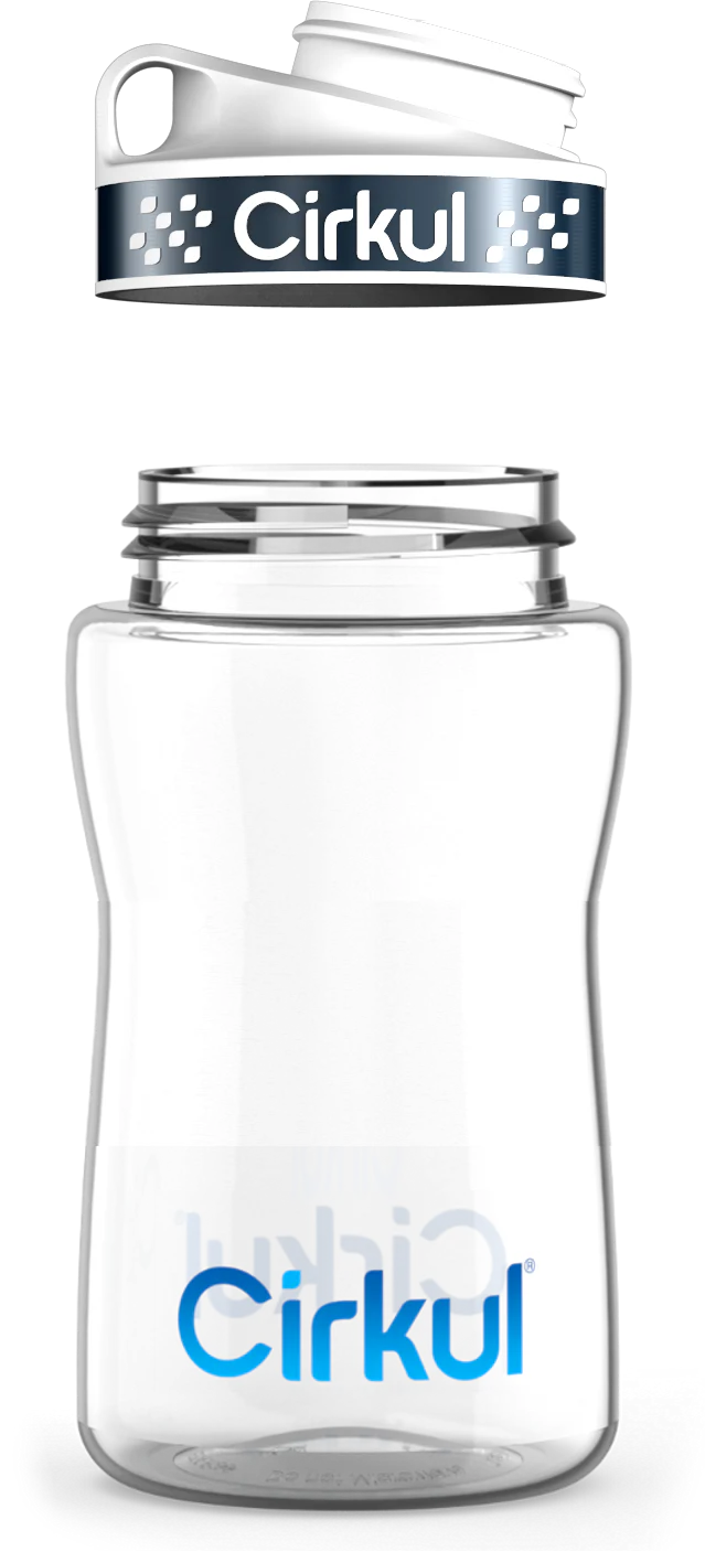 Custom 12oz. Plastic Bottle & Comfort Grip Lid - Image 3