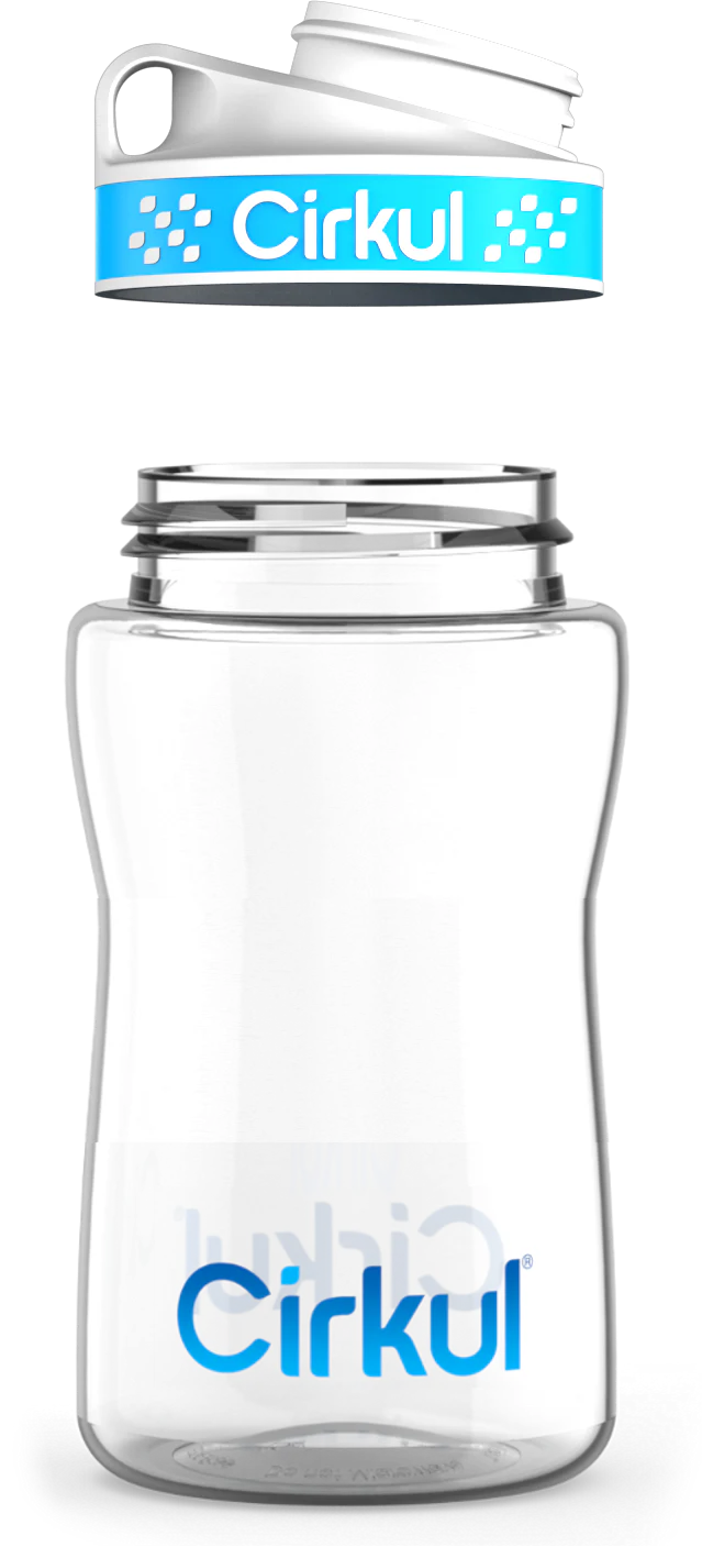 Custom 12oz. Plastic Bottle & Comfort Grip Lid - Image 4