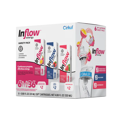 CX: Inflow Energy Flavor Cartridge Variety Pack, 6-Pack
