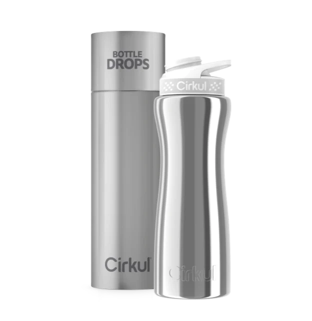 CX: Limited Edition: Silver Chrome 22oz. Stainless Steel Bottle & Lid