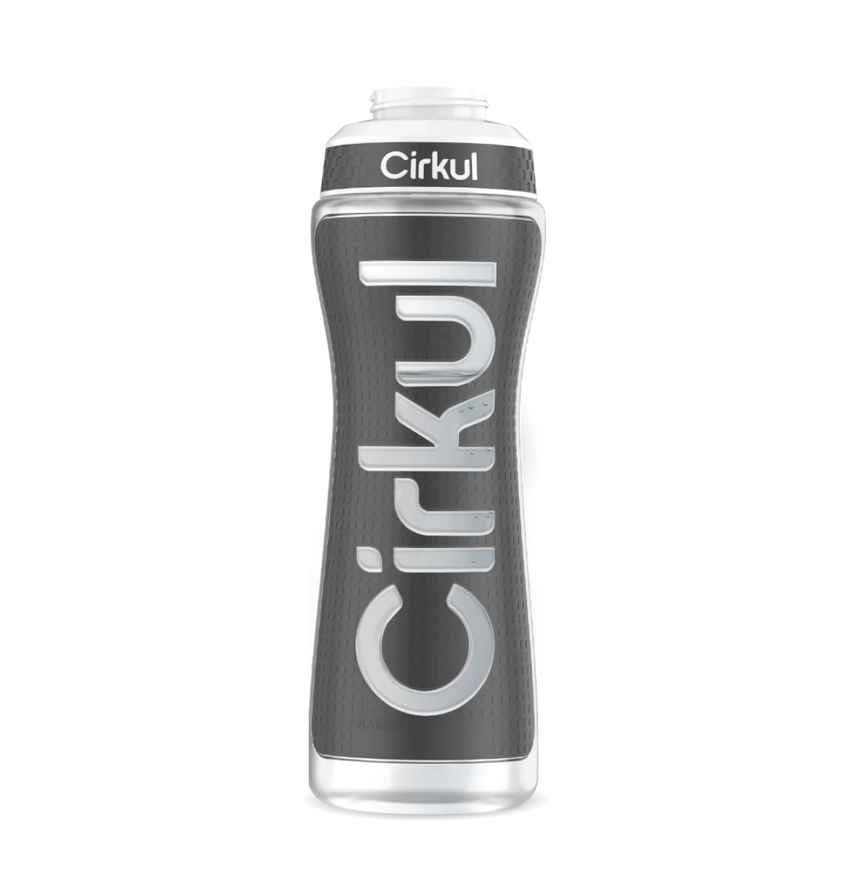 Limited Edition: 22oz. Gray Grip Squeeze Plastic Bottle with Sport Lid
